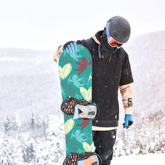 Сноуборд скин Купидони и сърца