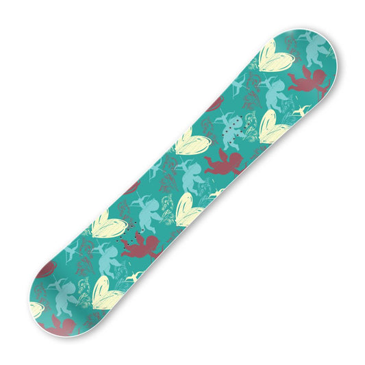 Сноуборд скин Купидони и сърца