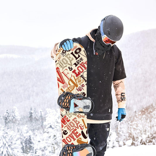 Сноуборд скин Винтидж любов
