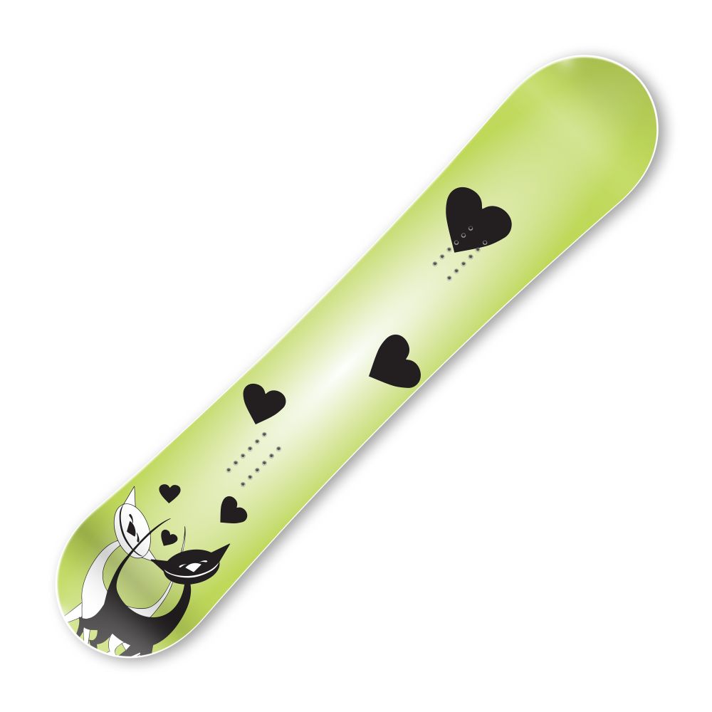 Сноуборд скин Усмихващи се котки