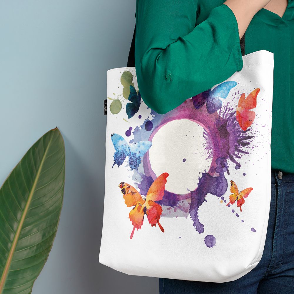 Чанта Цветни пеперуди