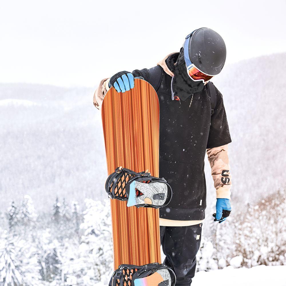 Сноуборд скин Дървен под