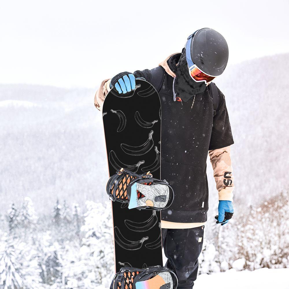 Сноуборд скин Черни банани