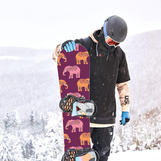 Сноуборд скин Индийски слонове
