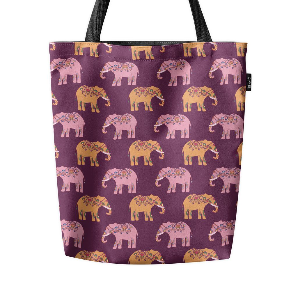 Чанта Индийски слонове
