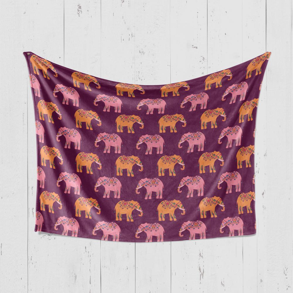 Одеяло Индийски слонове