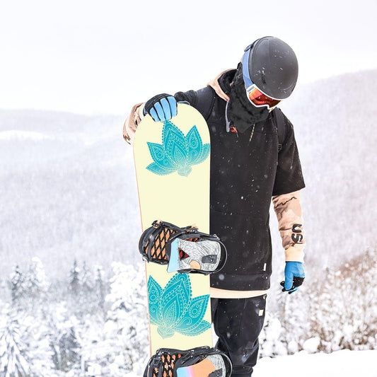 Сноуборд скин Индийско цвете