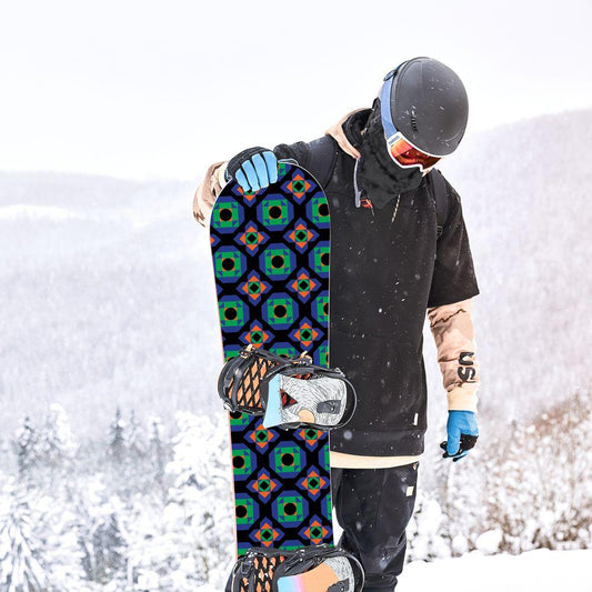 Сноуборд скин Ретро шарка