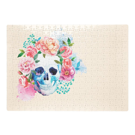 Пъзел Череп с цветя