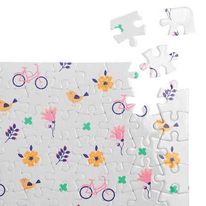 Пъзел Колела с цветя