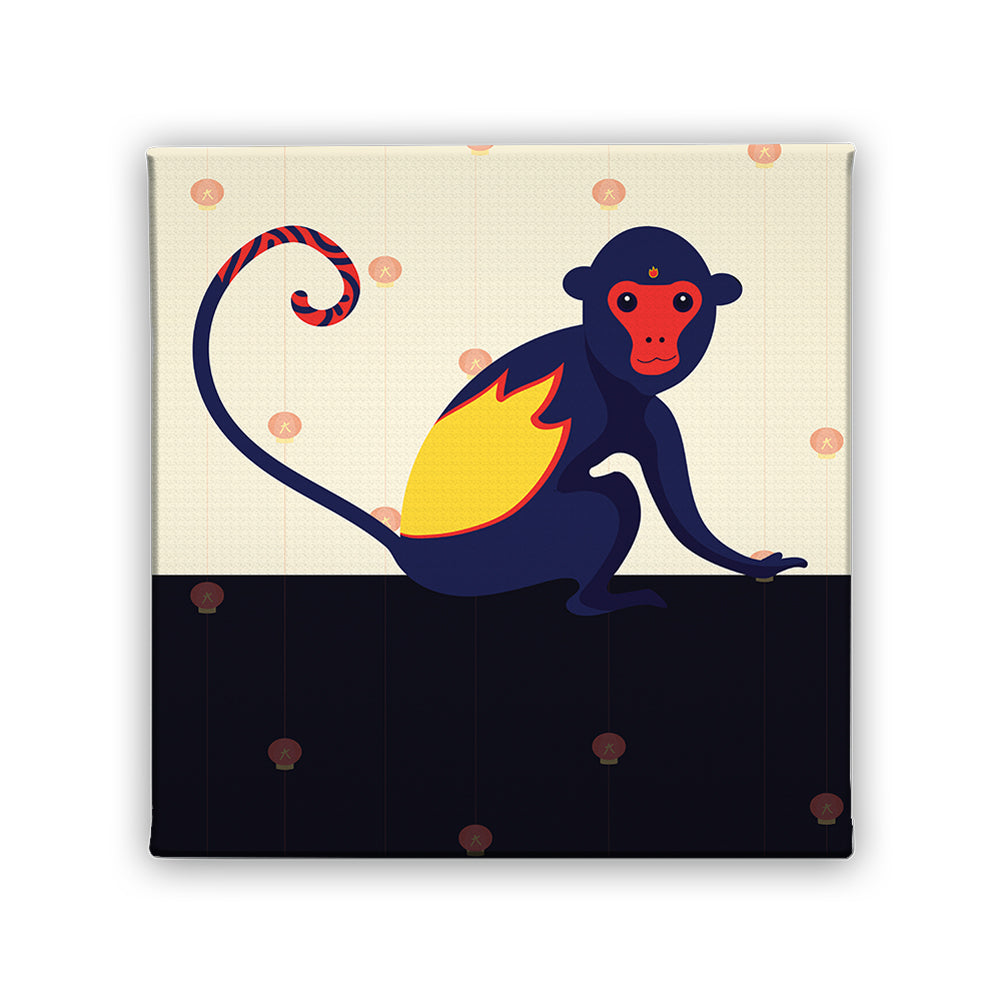 Картина Синя маймуна