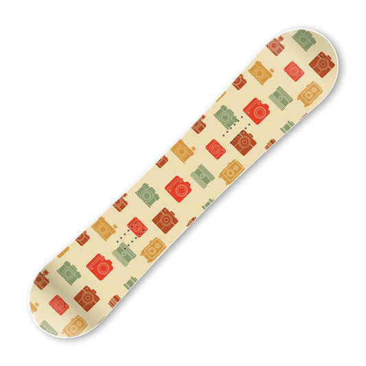 Сноуборд скин Ретро камери