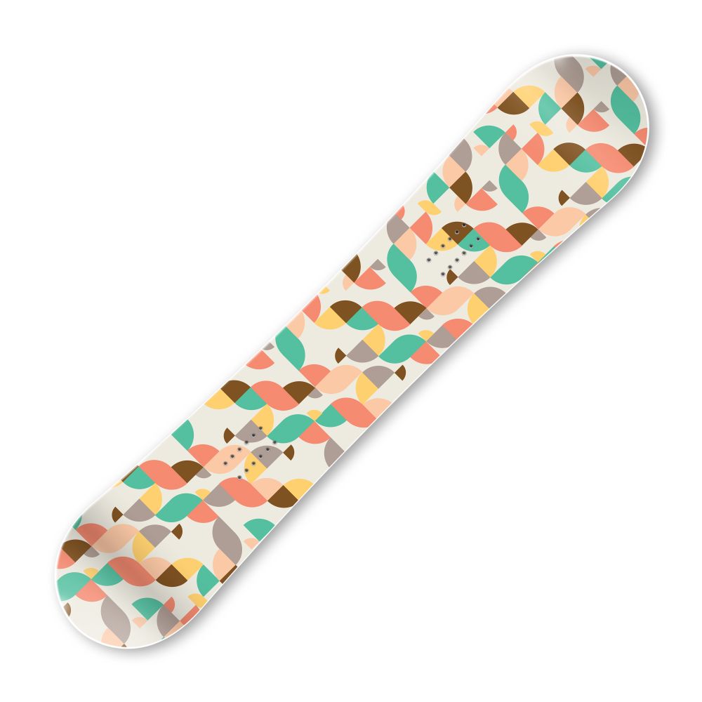 Сноуборд скин Вплетени цветове