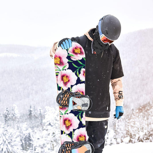 Сноуборд скин Нарисувани цветя