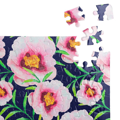 Пъзел Нарисувани цветя