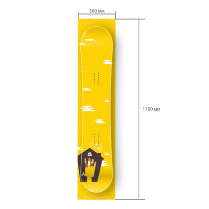 Сноуборд скин Семейна къща