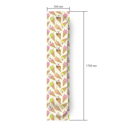 Сноуборд скин Обичам сладолед