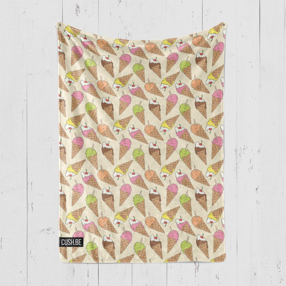 Одеяло Обичам сладолед