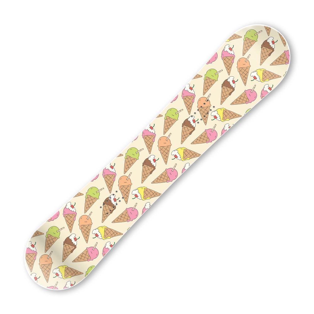 Сноуборд скин Обичам сладолед