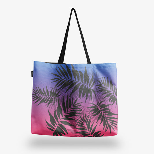 Голяма чанта Тропически палмови листа