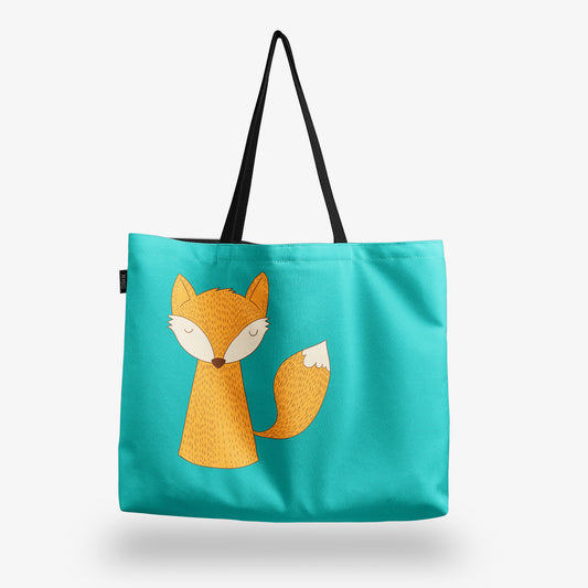 Голяма чанта Нарисувана лисица
