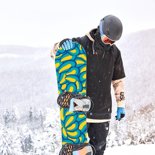 Сноуборд скин Синьо авокадо