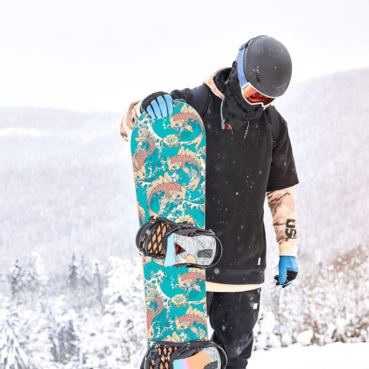 Сноуборд скин Риба Кои 2