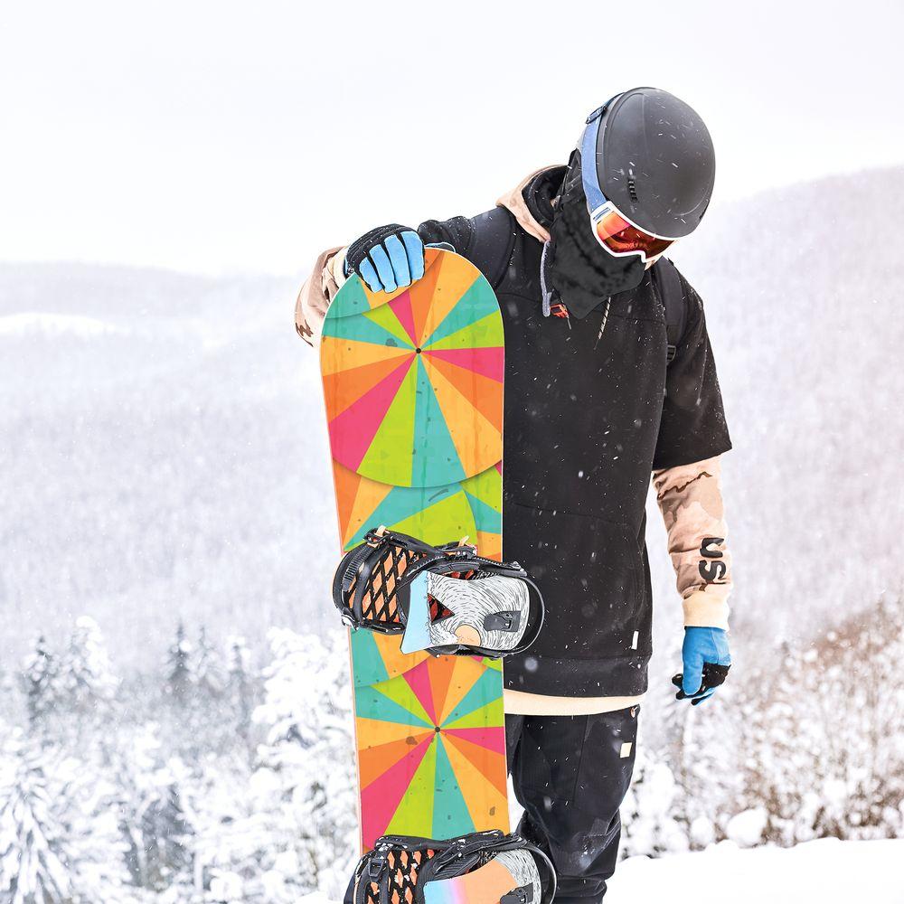 Сноуборд скин Цветна ролетка