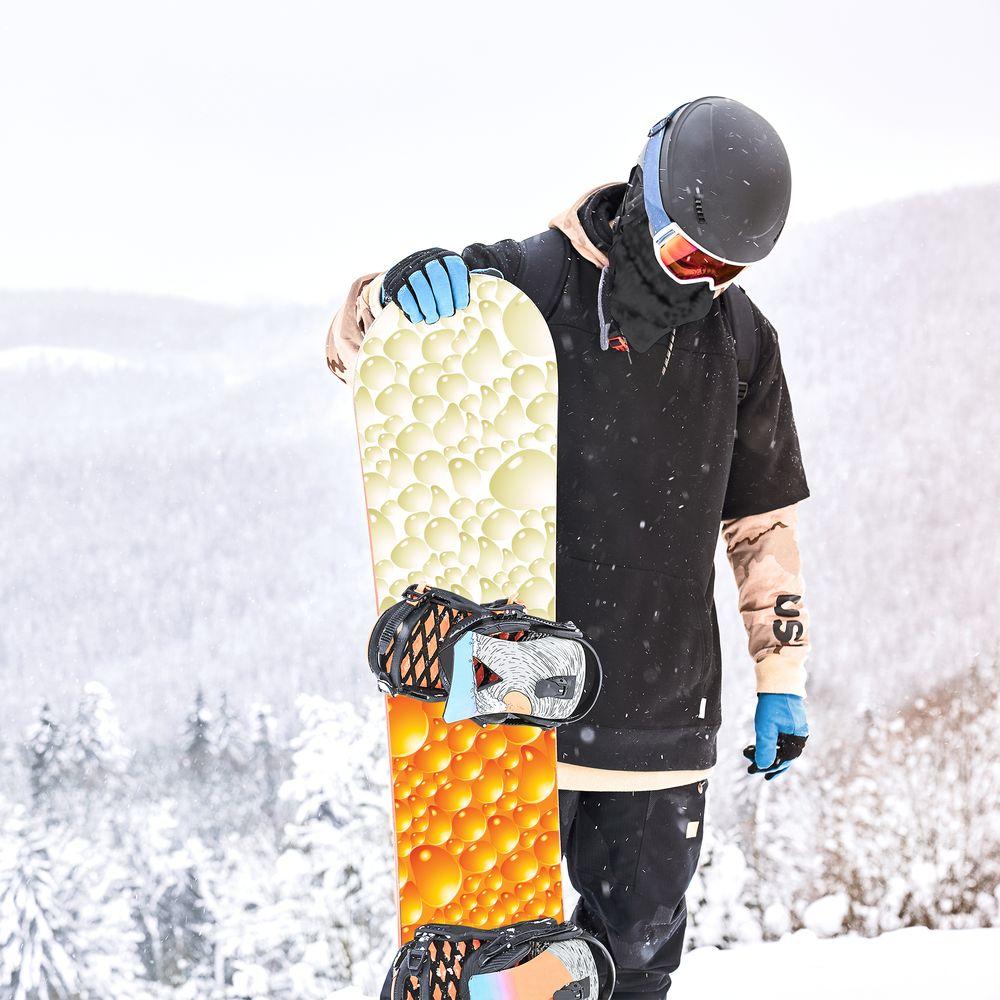 Сноуборд скин Бирени мехурчета