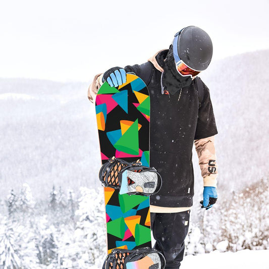 Сноуборд скин Шарени пирамидки