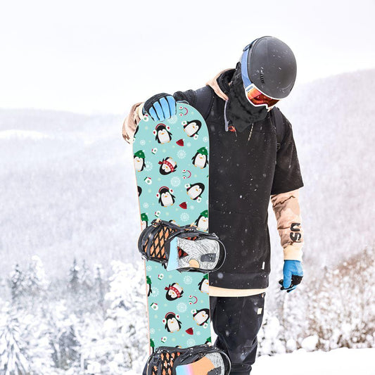 Сноуборд скин Пингвини