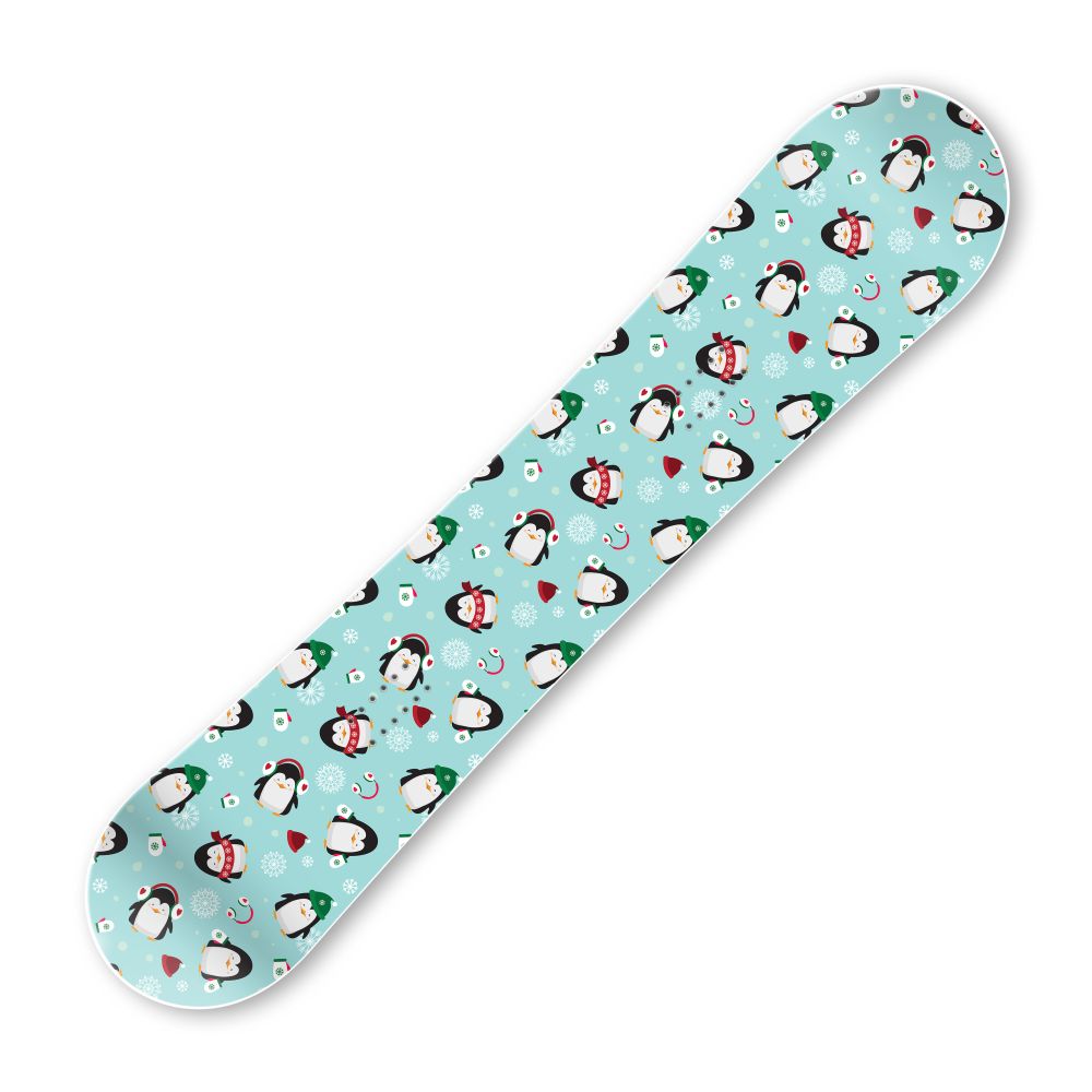 Сноуборд скин Пингвини