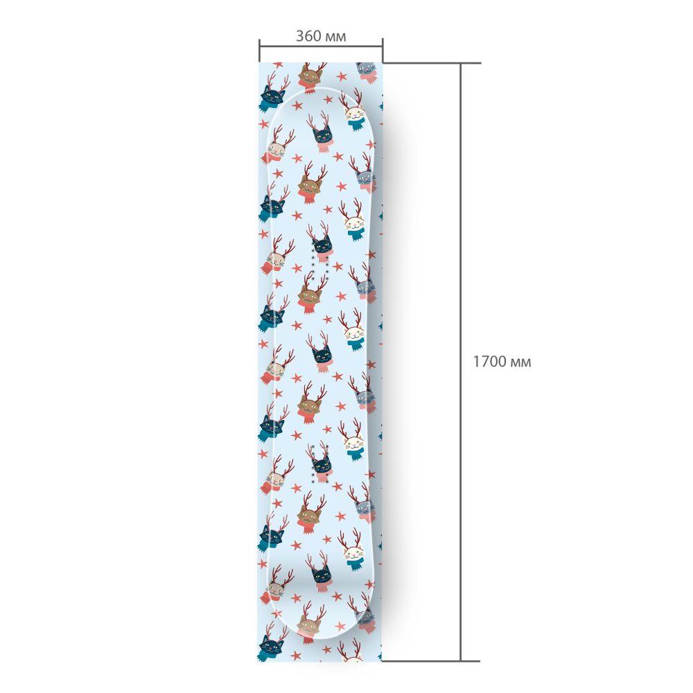 Сноуборд скин Коледни котки