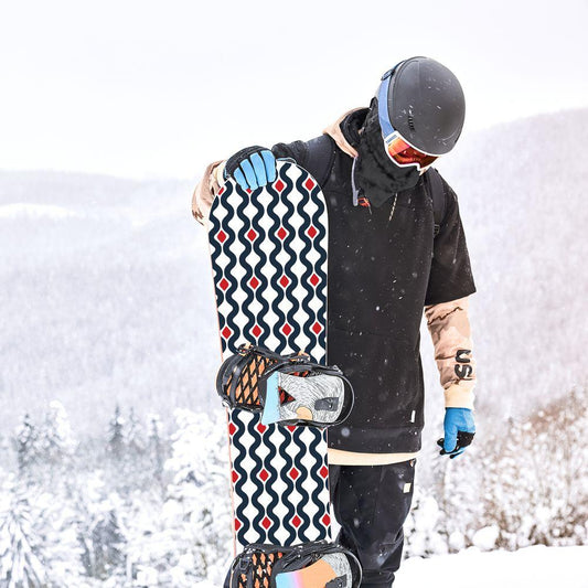 Сноуборд скин Коледни ромбове