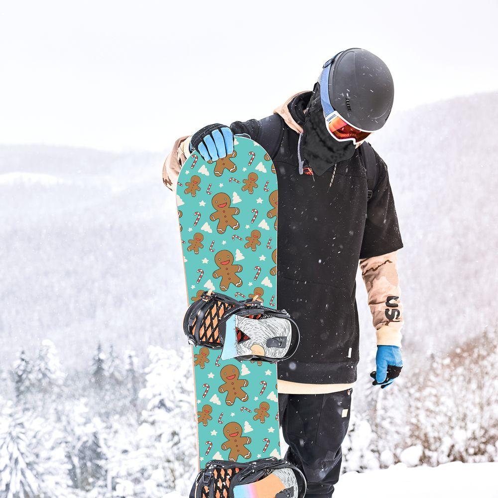 Сноуборд скин Джинджифилов човек