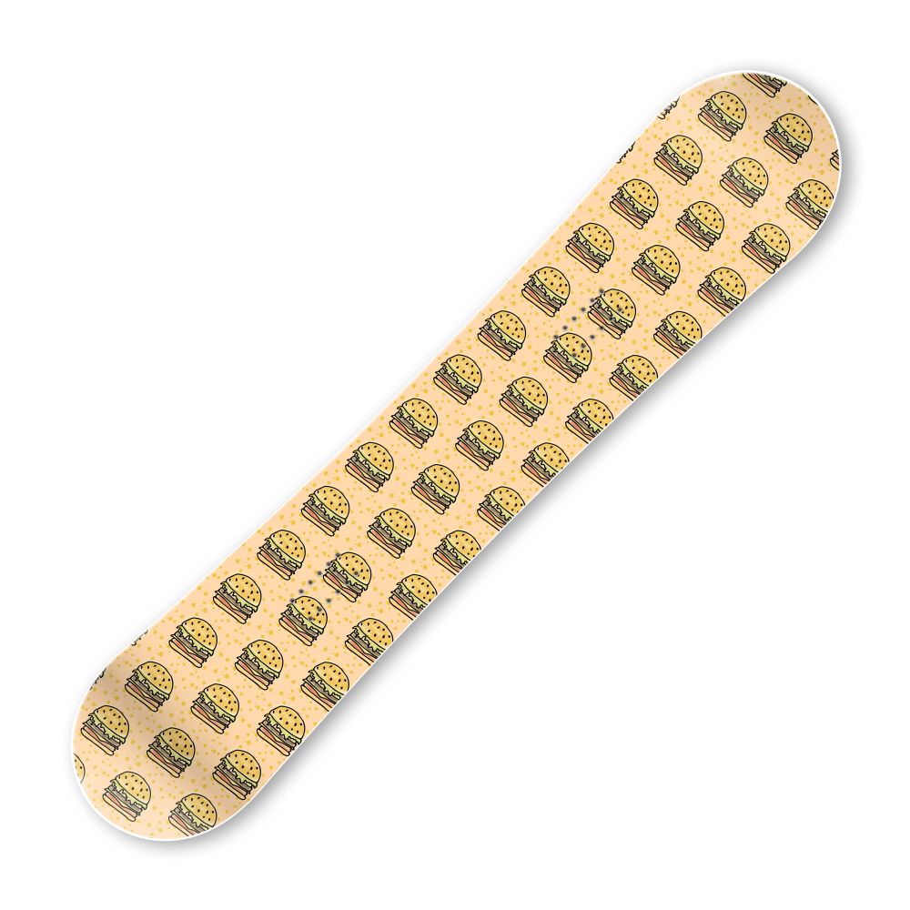 Сноуборд скин Бургери