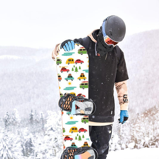 Сноуборд скин Къмпинг