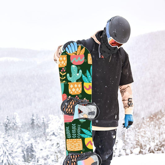 Сноуборд скин Кактуси