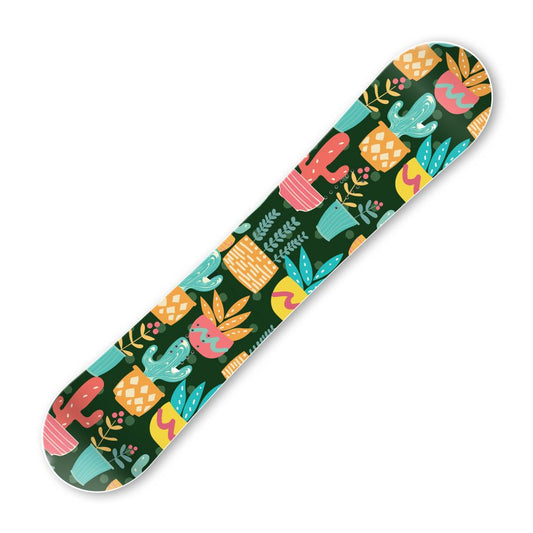 Сноуборд скин Кактуси