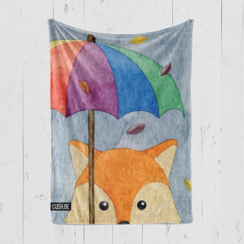 Одеяло Лисица в дъжда