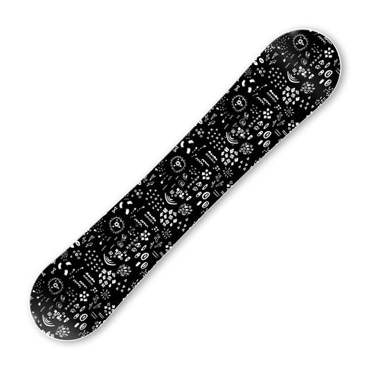 Сноуборд скин Тебеширена рисунка