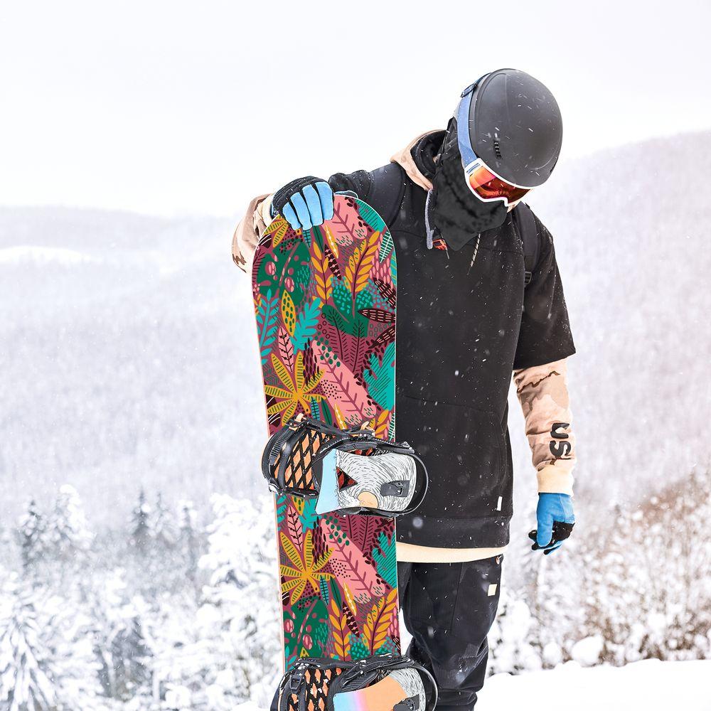 Сноуборд скин Тропическа гора