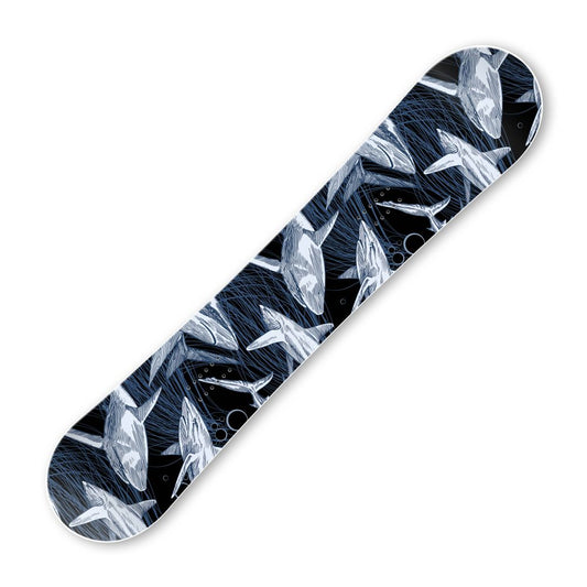 Сноуборд скин Бели акули