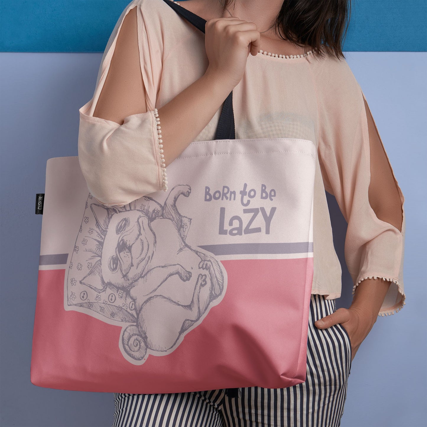 Голяма чанта Born To Be Lazy