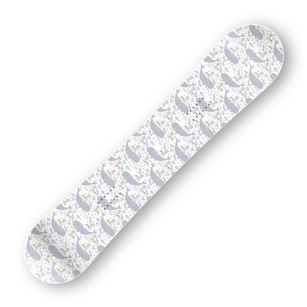 Сноуборд скин Птица кацнала на кит