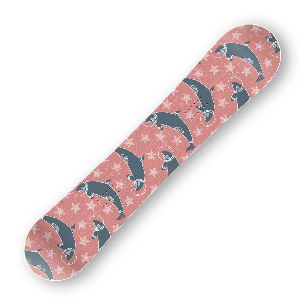 Сноуборд скин Сънят на косатката