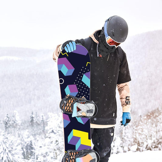 Сноуборд скин Свободен тетрис