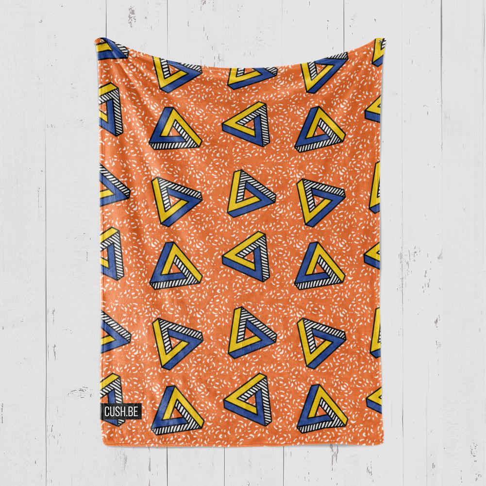 Одеяло Безкрайност в портокал
