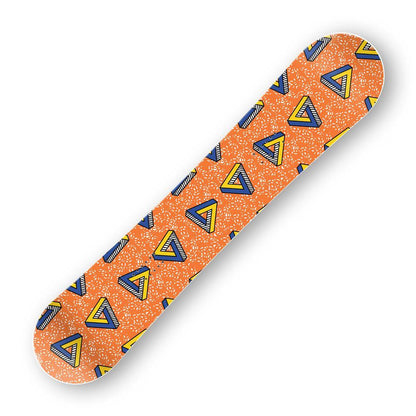 Сноуборд скин Безкрайност в портокал