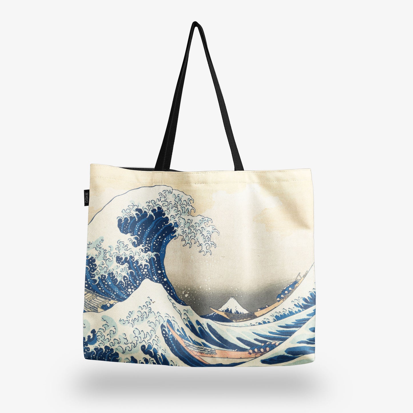 Голяма чанта Голямата вълна край Канагава на Кацушика Хокусай